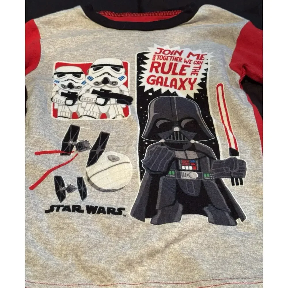 Star Wars Pajamas Set size 8 Kids 2 pc Shirt Pants